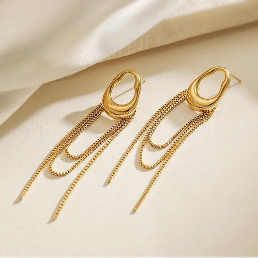 Geometric Drop Earrings