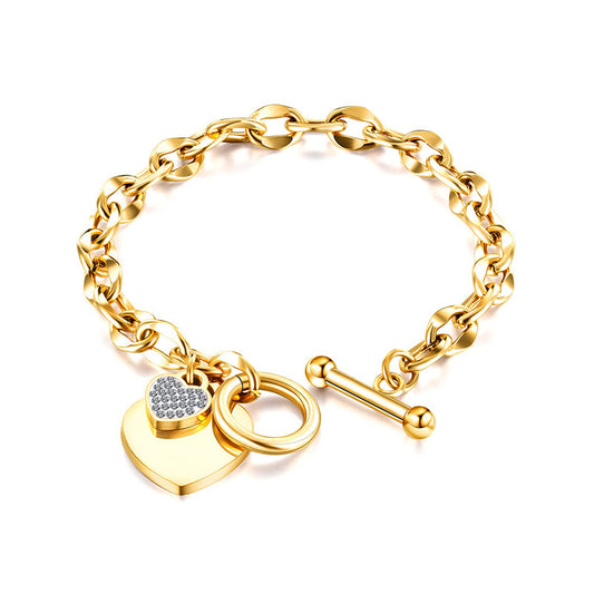 Heart Link Bracelet